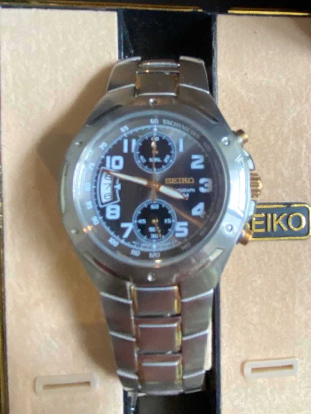Seiko 7T94 Analogue Quartz Chronograph Men's Watch